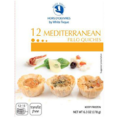 Mediterranean Fillo Quiches