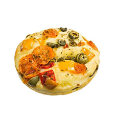 Round Focaccia Mediterranean