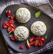 Tomato & Basil Egg White Bites