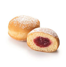 Mini Raspberry Filled Beignets