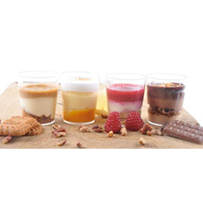 Assorted Mini Dessert Cups w/ Spoons