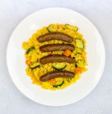 Couscous With Lamb Merguez and Vegetables